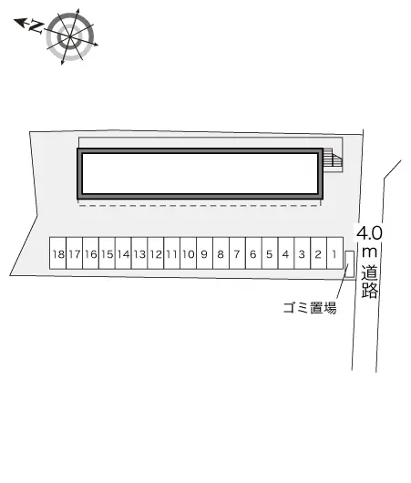 ★手数料０円★さいたま市西区三橋６丁目　月極駐車場（LP）